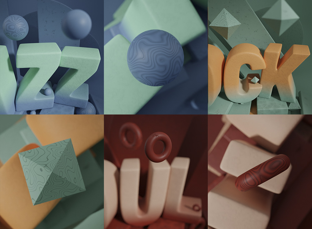 Music. Ilustración 3D.