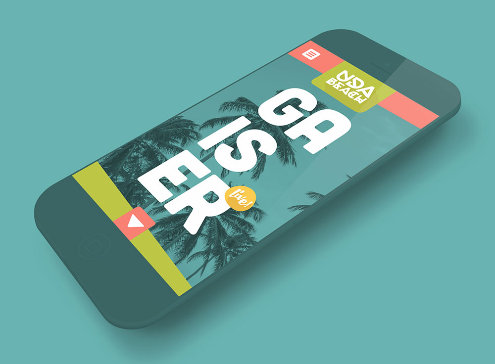 Uda Beach. Diseño Web.