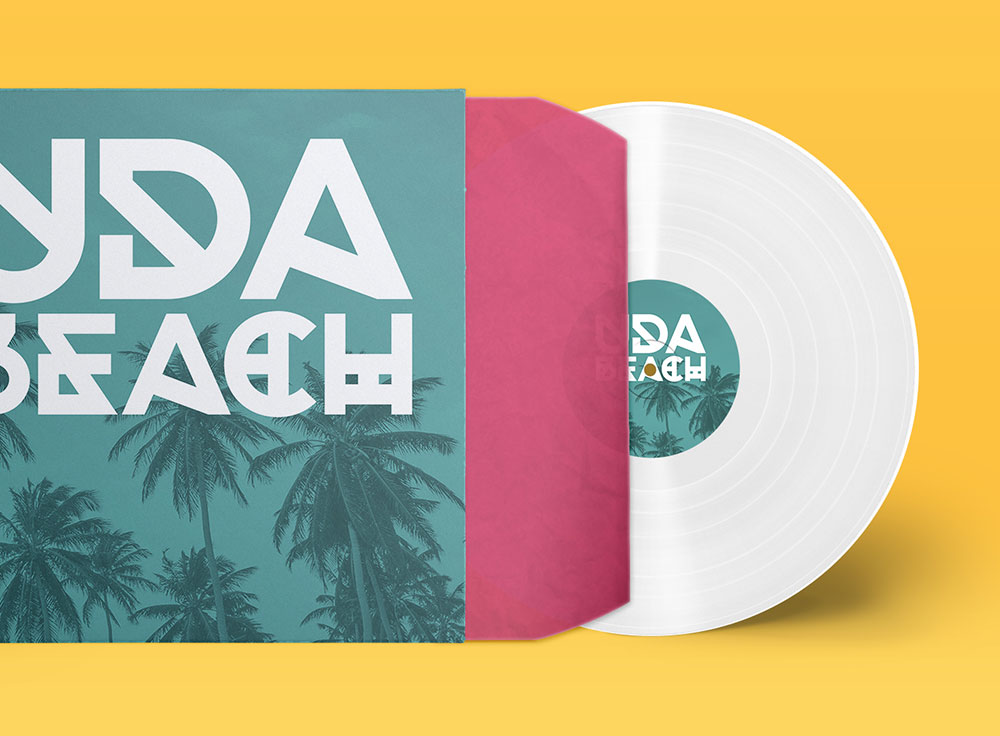 Uda Beach. Diseño gráfico.